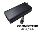 Chargeur 72V - 84V / 2A (connecteur GX16-3p) WZ