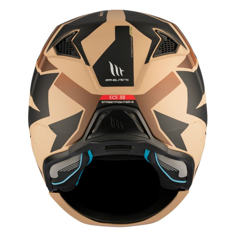 CASQUE TRIAL MT STREETFIGHTER SV P1R NOIR/SABLE MAT