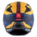 CASQUE TRIAL MT STREETFIGHTER SV TOTEM C3 BLEU/OR MAT   S  SIMPLE ECRAN TRANSPARENT TRANSFORMABLE AVEC MENTONNIERE AMOVIBLE (LIVRE AVEC UN ECRAN SUPPLEMENTAIRE DARK) (ECE 22.06)