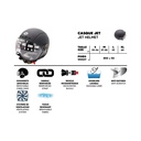 Casque JET FRV noir mat