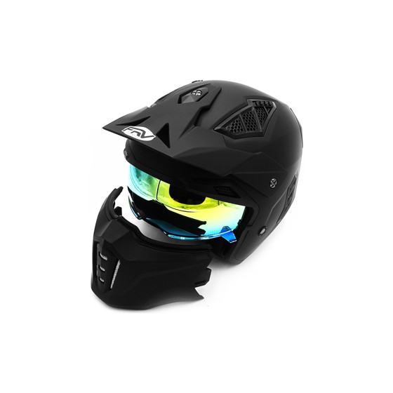 Casque street FRV Noir mat