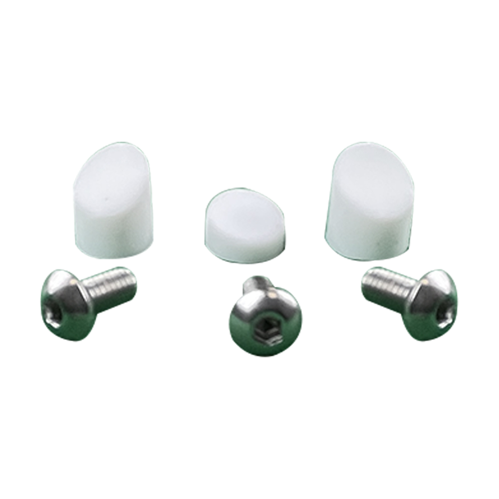 [SP-13] Bouchons Gardes Boue Blanc Et 3 Vis Inox Xiaomi M365 & Pro