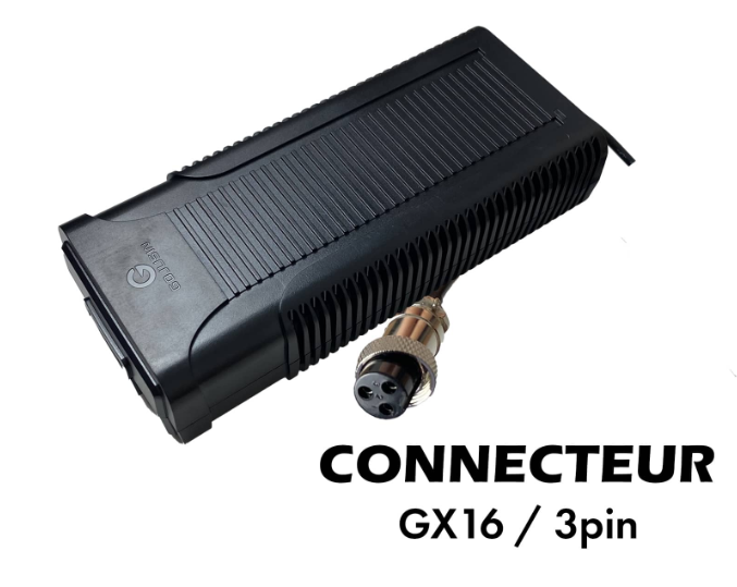 [SP-179] Chargeur 52V - 58,8V / 3A (connecteur GX16-3p)
