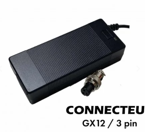 [SP-181] Chargeur 52V - 58.8V / 2A (connecteur GX12-3p)
