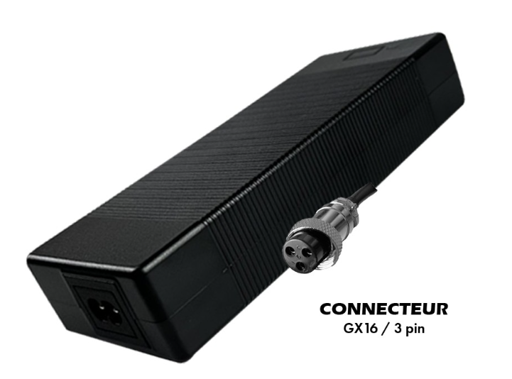 [SP-184] Chargeur 60V - 67.2V / 2A (connecteur GX16-3p) WZ