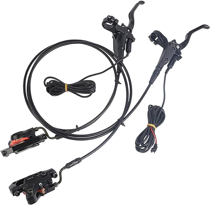 1 Kit frein hydraulique complet (gauche) avec étrier, plaquette, levier  micro transporteur