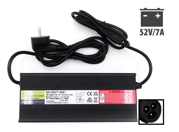 Chargeur rapide Dualtron Mini 52V 7A LP-16