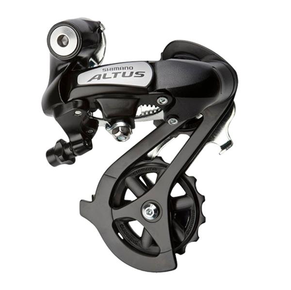 DERAILLEUR VTT AR SHIMANO ALTUS M310 7 / 8V. NOIR