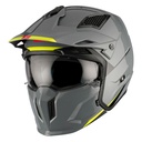 CASQUE TRIAL MT STREETFIGHTER SV UNI GRIS BRILLANT