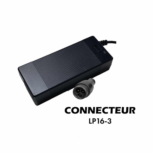 [SP-274] Chargeur 48V -  54.6V / 2A (connecteur LP16-3)