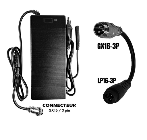 [SP-273] Pack Chargeur 67.2V / 2A (connecteur LP16-3)