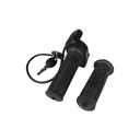 Poignée d'accélérateur noire à clé et écran LED