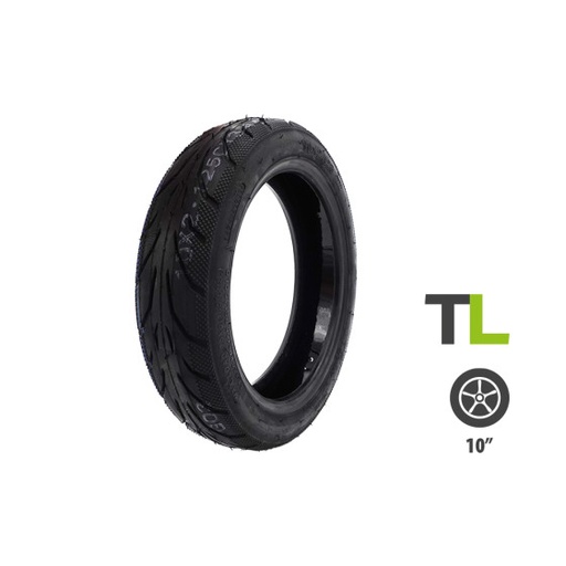 [PN-119] Pneu 10x2.125-6.5 Ninebot F Xiaomi Mi4 Tubeless Gel Anti Crevaison